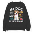 My Dog Ate My Lesson Plan Teacher Back To School Unisex Sweatshirt, trending gift My Dog Ate My Lesson Plan Teacher Back To School Unisex Sweatshirt, trending gift