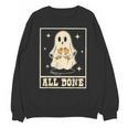 All Done Sign Language Ghost Speech Pathology Teacher Unisex Sweatshirt, trending gift All Done Sign Language Ghost Speech Pathology Teacher Unisex Sweatshirt, trending gift