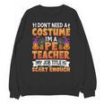 I Don't Need a Costume I'm a Pe Teacher Retro Halloween Unisex Sweatshirt, Pe Teacher Gifts, trending gift