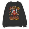 Eat Kids Punctuation Saves Lives Thanksgiving Turkey Teacher Unisex Sweatshirt, trending gift Eat Kids Punctuation Saves Lives Thanksgiving Turkey Teacher Unisex Sweatshirt, trending gift