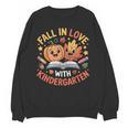 Fall In Love With Kindergarten Autumn Kindergarten Teacher Unisex Sweatshirt, trending gift Fall In Love With Kindergarten Autumn Kindergarten Teacher Unisex Sweatshirt, trending gift