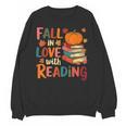 Fall In Love With Reading Autumn Thanksgiving Shirt Teacher Unisex Sweatshirt, trending gift Fall In Love With Reading Autumn Thanksgiving Shirt Teacher Unisex Sweatshirt, trending gift