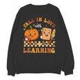 Fall In Love With Reading Book Autumn Pumpkins And Teachers Unisex Sweatshirt, trending gift Fall In Love With Reading Book Autumn Pumpkins And Teachers Unisex Sweatshirt, trending gift