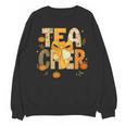 Fall Teacher Pumpkin Coquette Bow Autumn Classroom Unisex Sweatshirt, trending gift