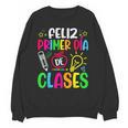 Feliz Primer Dia De Clases Kids Girl Teacher Spanish School Unisex Sweatshirt, trending gift Feliz Primer Dia De Clases Kids Girl Teacher Spanish School Unisex Sweatshirt, trending gift