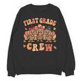First Grade Crew Thanksgiving Fall Teacher 1st Grade Team Unisex Sweatshirt, First Grade Teacher Gifts, trending gift First Grade Crew Thanksgiving Fall Teacher 1st Grade Team Unisex Sweatshirt, First Grade Teacher Gifts, trending gift