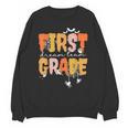 First Grade Dream Retro Team Fall Halloween Spooky Teachers Unisex Sweatshirt, First Grade Teacher Gifts, trending gift First Grade Dream Retro Team Fall Halloween Spooky Teachers Unisex Sweatshirt, First Grade Teacher Gifts, trending gift