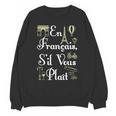 French Teacher En Francais S'Il Vous Plait End Of Year Unisex Sweatshirt, trending gift