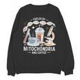 Fueled By Mitochondria Coffee Science Teacher Student Unisex Sweatshirt, Science Teacher Gifts, trending gift
