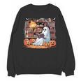 Ghost Book Reading Halloween Books Lover Teacher Unisex Sweatshirt, trending gift