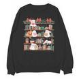 Ghost Christmas Reading Book Lover Library Christmas Teacher Unisex Sweatshirt, trending gift