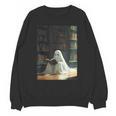 Ghost Library Halloween Book Reading Books Lover Teacher Unisex Sweatshirt, trending gift Ghost Library Halloween Book Reading Books Lover Teacher Unisex Sweatshirt, trending gift