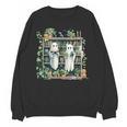 Ghost Plant Library Halloween Reading Books Teacher Vintage Unisex Sweatshirt, trending gift Ghost Plant Library Halloween Reading Books Teacher Vintage Unisex Sweatshirt, trending gift
