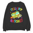 Groovy Field Trip Anyone Happy Field Day For Teachers Kids Unisex Sweatshirt, trending gift Groovy Field Trip Anyone Happy Field Day For Teachers Kids Unisex Sweatshirt, trending gift