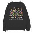 Groovy I Teach Tiny Humans About Jesus Christian Teacher Unisex Sweatshirt, Groovy Teacher Gifts, trending gift