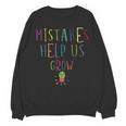 Growth Mindset Shirt For Teacher Mistakes Help Us Grow Unisex Sweatshirt, trending gift Growth Mindset Shirt For Teacher Mistakes Help Us Grow Unisex Sweatshirt, trending gift