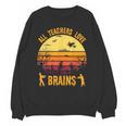 Halloween Costume Teacher Love Brains Zombie Unisex Sweatshirt, trending gift Halloween Costume Teacher Love Brains Zombie Unisex Sweatshirt, trending gift