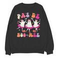 Halloween Dance Teacher Pas De Boo-Ree Ghost Ballet Dancer Unisex Sweatshirt, trending gift
