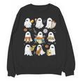 Halloween Ghost Music Teacher Playing Instruments Unisex Sweatshirt, trending gift Halloween Ghost Music Teacher Playing Instruments Unisex Sweatshirt, trending gift