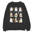 Halloween Ghost Playing Musical Instruments Music Teacher Unisex Sweatshirt, trending gift Halloween Ghost Playing Musical Instruments Music Teacher Unisex Sweatshirt, trending gift