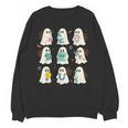 Halloween Science Teacher Student Ghost Laboratory Men Women Unisex Sweatshirt, Science Teacher Gifts, trending gift