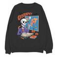 Halloween Skeleton Geography Teacher Pumpkin Bats Classroom Unisex Sweatshirt, trending gift
