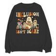 Halloween SLP Sped Teacher Groovy Inclusion Isn't Scary Unisex Sweatshirt, Groovy Teacher Gifts, trending gift