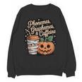 Halloween Teacher Phonemes Graphemes Caffeine Coffee Lover Unisex Sweatshirt, trending gift Halloween Teacher Phonemes Graphemes Caffeine Coffee Lover Unisex Sweatshirt, trending gift