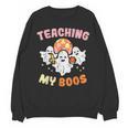 Halloween Teacher Teaching My Boos Costume Teacher Men Women Unisex Sweatshirt, trending gift
