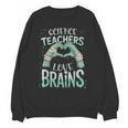 Halloween Teacher Tshirts Science Teachers Love Brains Unisex Sweatshirt, Science Teacher Gifts, trending gift