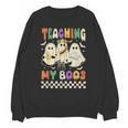 Halloween Teaching My Boos Cute Ghost Teacher Life Costume Unisex Sweatshirt, trending gift