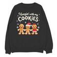 Hangin With My Cookies Gingerbread Christmas Teacher Unisex Sweatshirt, trending gift