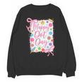Happy Dot Day Bow Coquette For Teacher Girls Unisex Sweatshirt, trending gift Happy Dot Day Bow Coquette For Teacher Girls Unisex Sweatshirt, trending gift