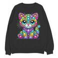 Happy Dot Day Colorful Polka Dot Cat Kitten Teachers Kids Unisex Sweatshirt, trending gift Happy Dot Day Colorful Polka Dot Cat Kitten Teachers Kids Unisex Sweatshirt, trending gift