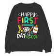 Happy First Day Of School Teacher Back To School Student Unisex Sweatshirt, trending gift