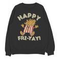 Happy Fri Yay Retro French Fries Friday Lovers Fun Teacher Unisex Sweatshirt, trending gift Happy Fri Yay Retro French Fries Friday Lovers Fun Teacher Unisex Sweatshirt, trending gift