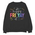 Happy Fri Yay Teacher Friday For Men Women Unisex Sweatshirt, trending gift Happy Fri Yay Teacher Friday For Men Women Unisex Sweatshirt, trending gift