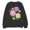 Happy To See Your Face Teacher Flower Back To School Unisex Sweatshirt, trending gift