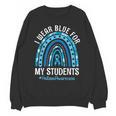 Happy Teacher I Wear Blue For My Students Autism Awareness Unisex Sweatshirt, trending gift Happy Teacher I Wear Blue For My Students Autism Awareness Unisex Sweatshirt, trending gift