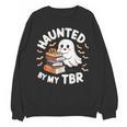 Haunted By My TBR Cute Ghost Book Reading Teacher Halloween Unisex Sweatshirt, trending gift Haunted By My TBR Cute Ghost Book Reading Teacher Halloween Unisex Sweatshirt, trending gift