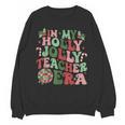 In My Holly Xmas Jolly Teacher Era Teacher Vibes Christmas For Men Women Kids Unisex Sweatshirt, trending gift In My Holly Xmas Jolly Teacher Era Teacher Vibes Christmas For Men Women Kids Unisex Sweatshirt, trending gift