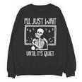 Ill Just Wait Until Its Quiet Teacher Lazy Halloween Costume Unisex Sweatshirt, trending gift