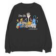 I'm Ok Lunch Lady Life Cafeteria Crew Teacher Women Unisex Sweatshirt, trending gift I'm Ok Lunch Lady Life Cafeteria Crew Teacher Women Unisex Sweatshirt, trending gift