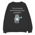 I'm Silently Correcting Your Grammar Sarcastic Teacher For Men Women Kids Unisex Sweatshirt, trending gift I'm Silently Correcting Your Grammar Sarcastic Teacher For Men Women Kids Unisex Sweatshirt, trending gift