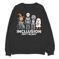 Inclusion Isn't Scary SLP Halloween Costume Sped Teacher Unisex Sweatshirt, trending gift Inclusion Isn't Scary SLP Halloween Costume Sped Teacher Unisex Sweatshirt, trending gift