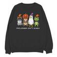 Inclusion Isn't Scary SLP Halloween Sped Teacher Animal Unisex Sweatshirt, trending gift Inclusion Isn't Scary SLP Halloween Sped Teacher Animal Unisex Sweatshirt, trending gift