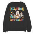 Inclusion Isn't Scary SLP Halloween Sped Teacher Therapy Unisex Sweatshirt, trending gift Inclusion Isn't Scary SLP Halloween Sped Teacher Therapy Unisex Sweatshirt, trending gift