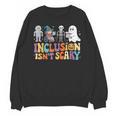 Inclusion Isn't Scary SLP Halloween Sped Teacher Unisex Sweatshirt, trending gift Inclusion Isn't Scary SLP Halloween Sped Teacher Unisex Sweatshirt, trending gift
