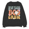 Infant Teacher Boo Crew Ghost Groovy Halloween For Women Unisex Sweatshirt, Groovy Teacher Gifts, trending gift