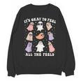 It’s Okay To Feel All The Feels Special Ed Teacher Halloween Unisex Sweatshirt, trending gift